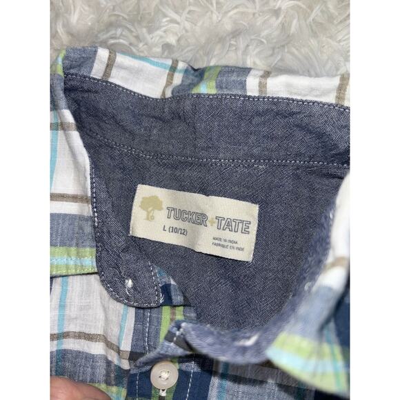 Tucker & Tate Boys Sz. 10/12 Plaid Button Down Top. Soft, Grt. Quality - Picture 5 of 10